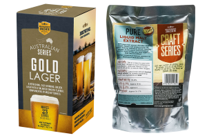 Комплект: Mangrove Jack's Brewer's Series "Gold Lager", 1,7 кг + Mangrove Jack's "Pure Light", 1,2 кг