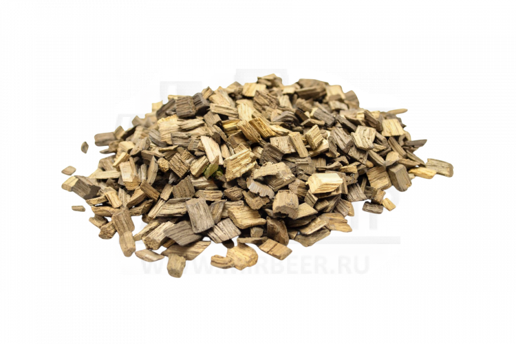 Щепа дубовая (стружка), средний обжиг, 50 г.